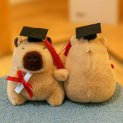 Cute Capybara Plush Toy Keychain
