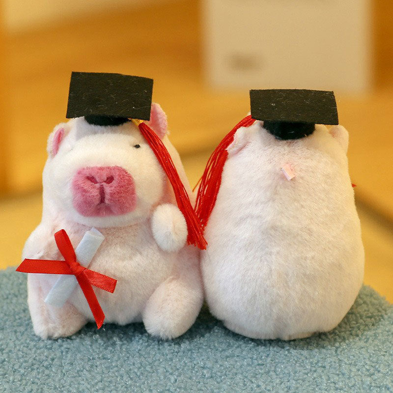 Cute Capybara Plush Toy Keychain
