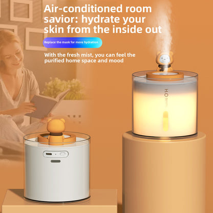 Cute Cartoon Aroma Humidifier with Night Light