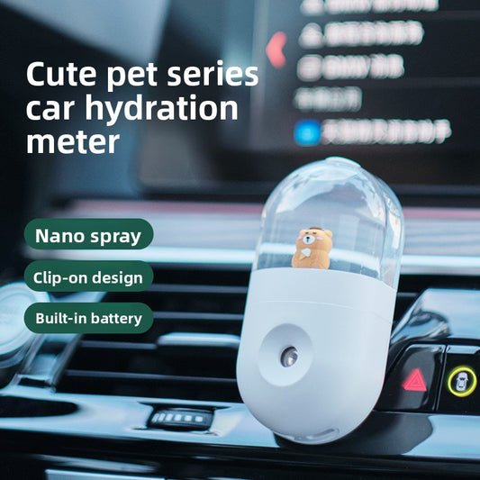 Cute Cartoon Car Humidifier with USB Power