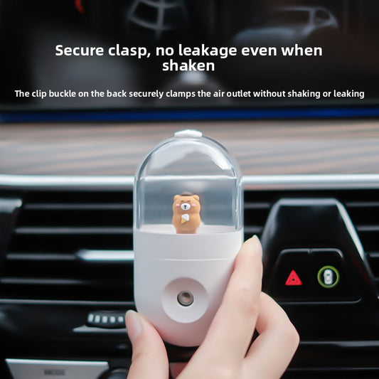Cute Cartoon Car Humidifier with USB Power