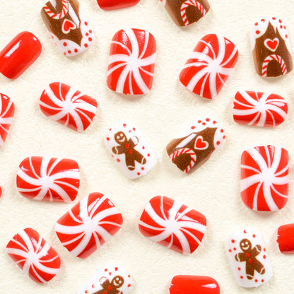 Cute Cartoon Christmas Nail Patches