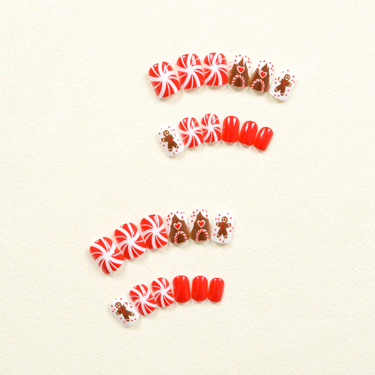 Cute Cartoon Christmas Nail Patches