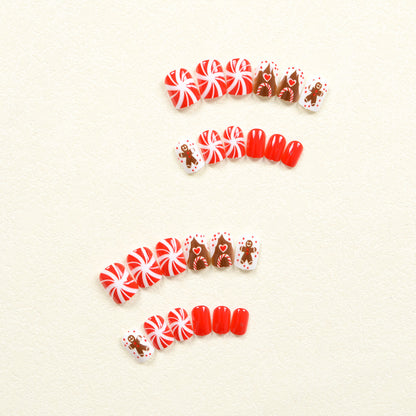 Cute Cartoon Christmas Nail Patches