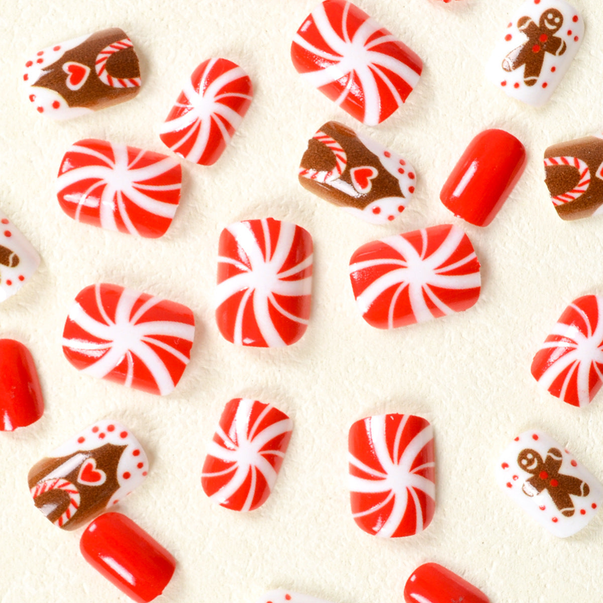 Cute Cartoon Christmas Nail Patches