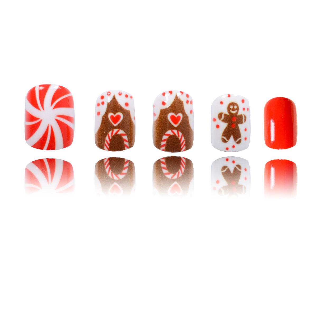 Cute Cartoon Christmas Nail Patches