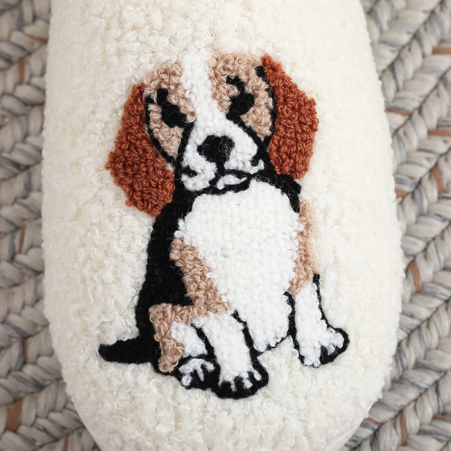 Cute cartoon dog slipper girl
