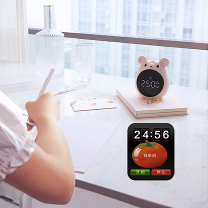 Cute Cartoon Elf Mouse Alarm Clock