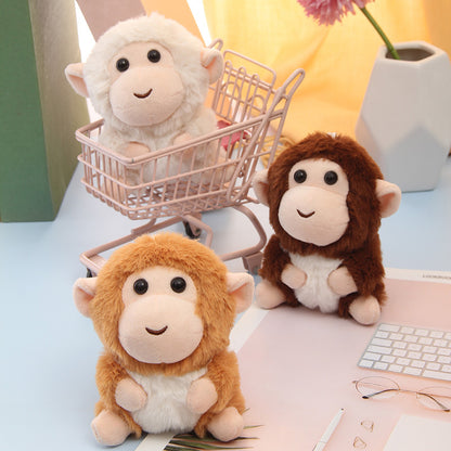 Cute cartoon monkey plush toy