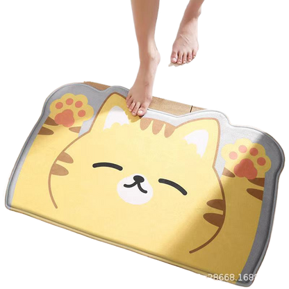 Cute Cartoon Non-Slip Absorbent Bathroom and Entryway Mat