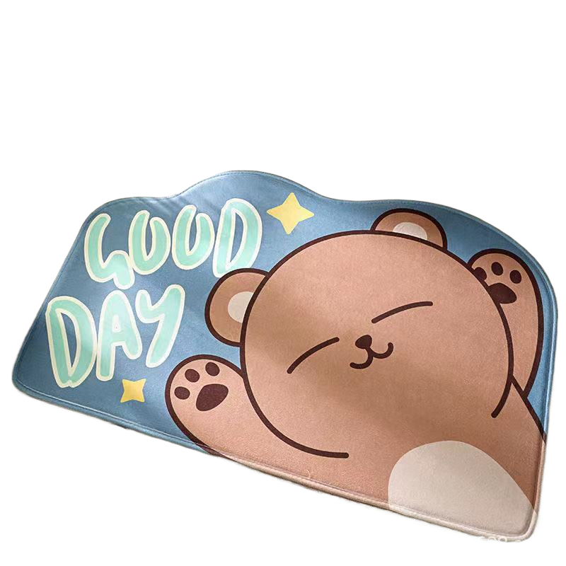Cute Cartoon Non-Slip Absorbent Bathroom and Entryway Mat