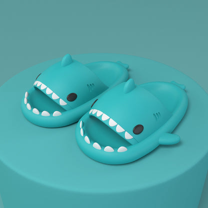 Cute cartoon shark slippers for home use