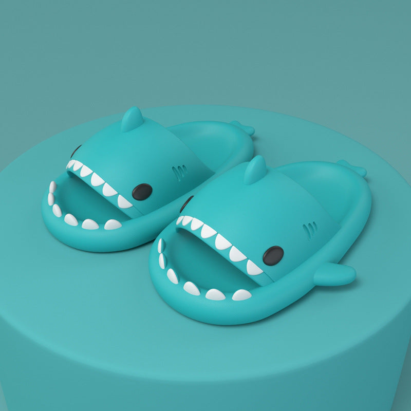 Cute cartoon shark slippers for home use