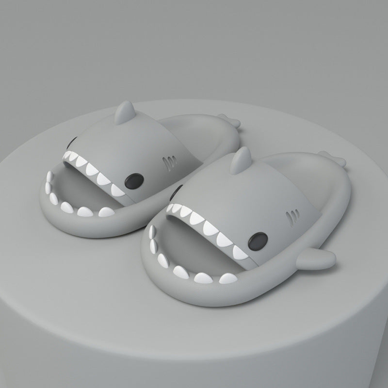 Cute cartoon shark slippers for home use