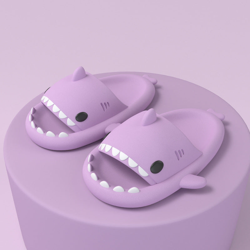 Cute cartoon shark slippers for home use