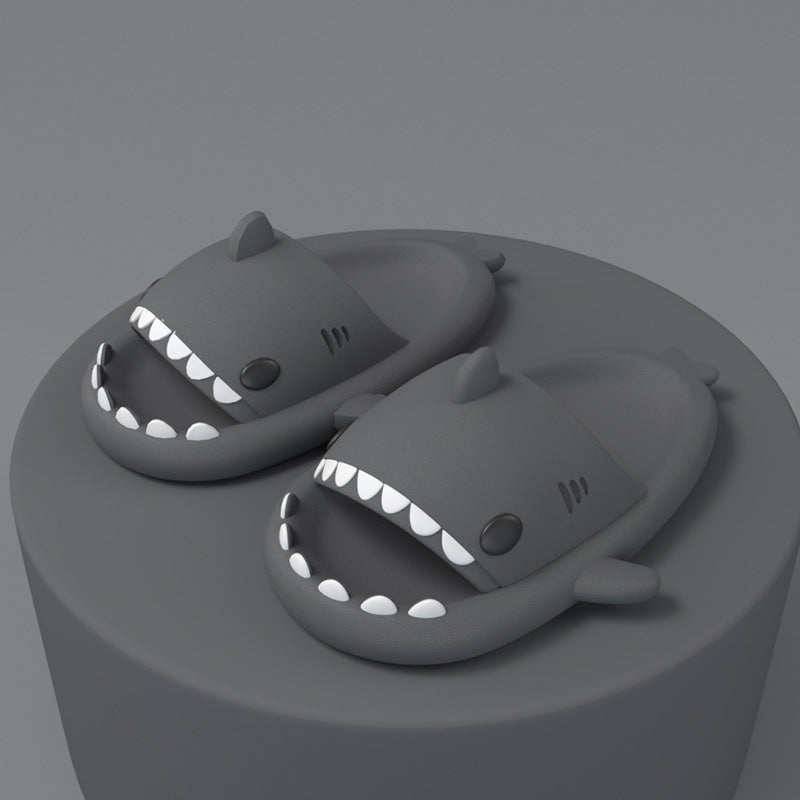 Cute cartoon shark slippers for home use