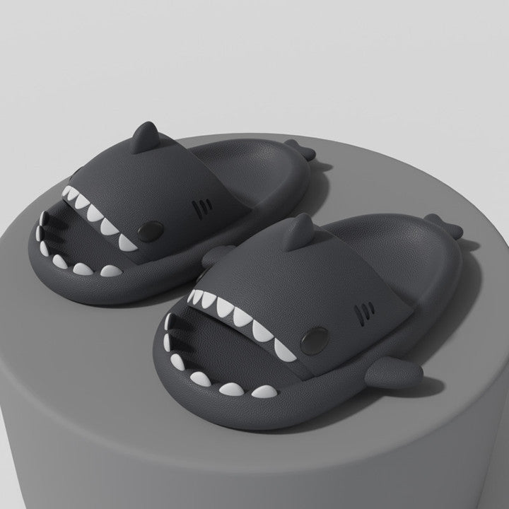 Cute cartoon shark slippers for home use