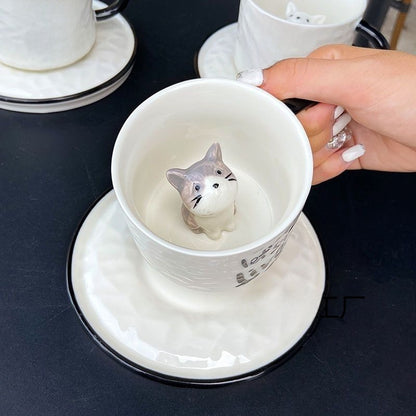 Cute Cat Ceramic Mug