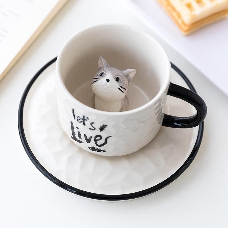 Cute Cat Ceramic Mug