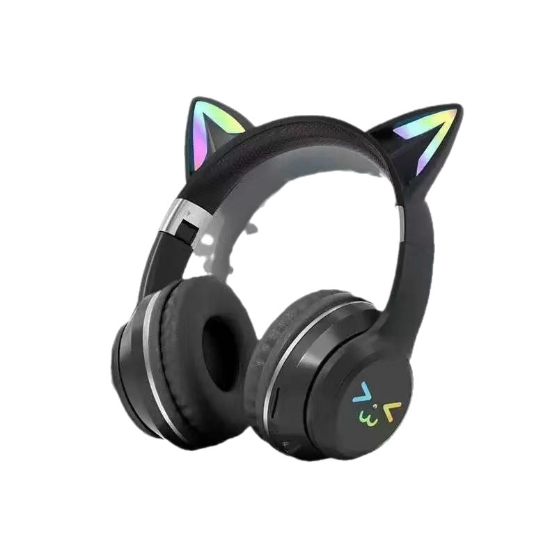Cute Cat Ear Wireless Bluetooth Headset