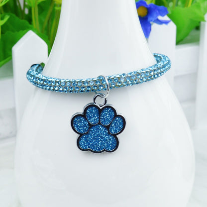 Cute cat paw chain cat and dog collar