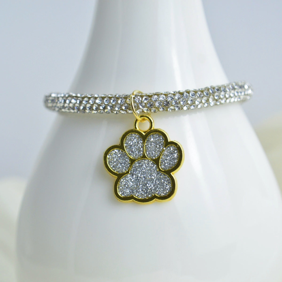 Cute cat paw chain cat and dog collar