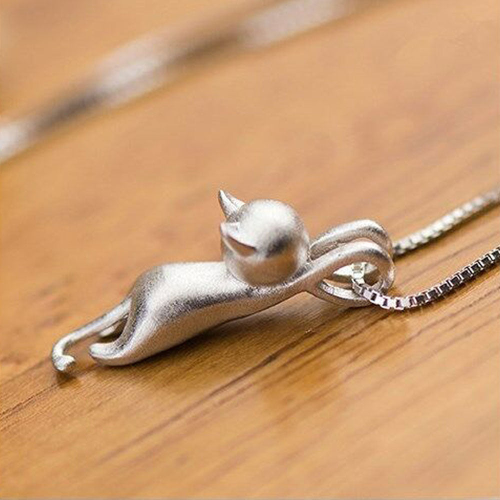 Cute Cat Pendant Necklace