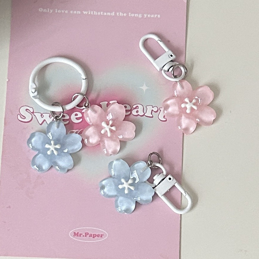 Cute Cherry Blossom Keychain