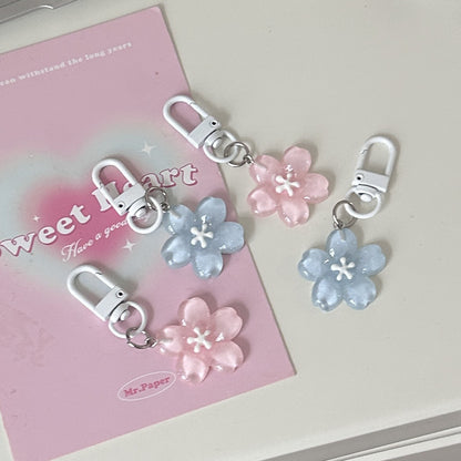 Cute Cherry Blossom Keychain