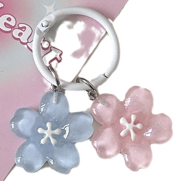 Cute Cherry Blossom Keychain