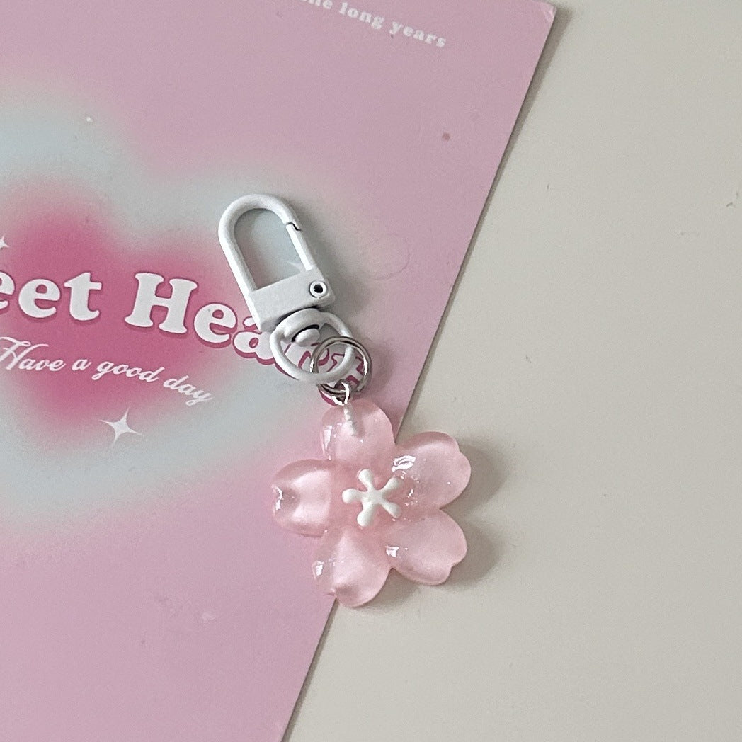 Cute Cherry Blossom Keychain