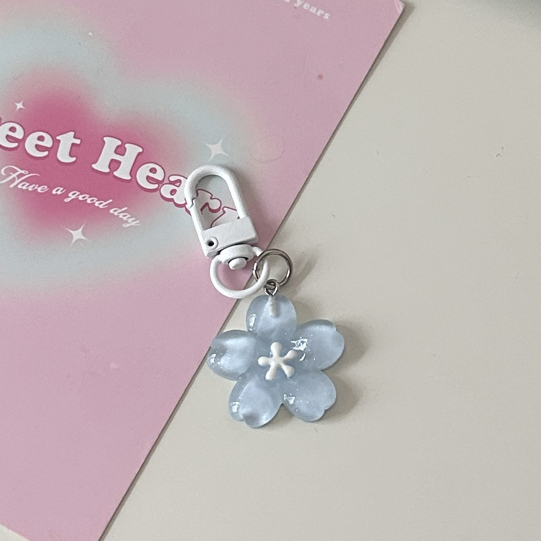 Cute Cherry Blossom Keychain