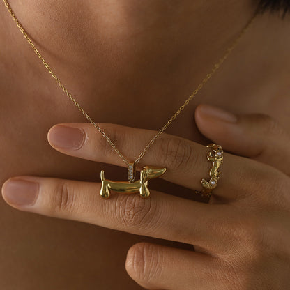 Cute Dachshund Pendant