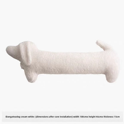 Cute Dachshund Plush Pillow for Sofa and Bed