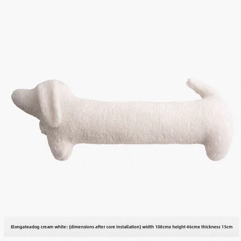 Cute Dachshund Plush Pillow for Sofa and Bed