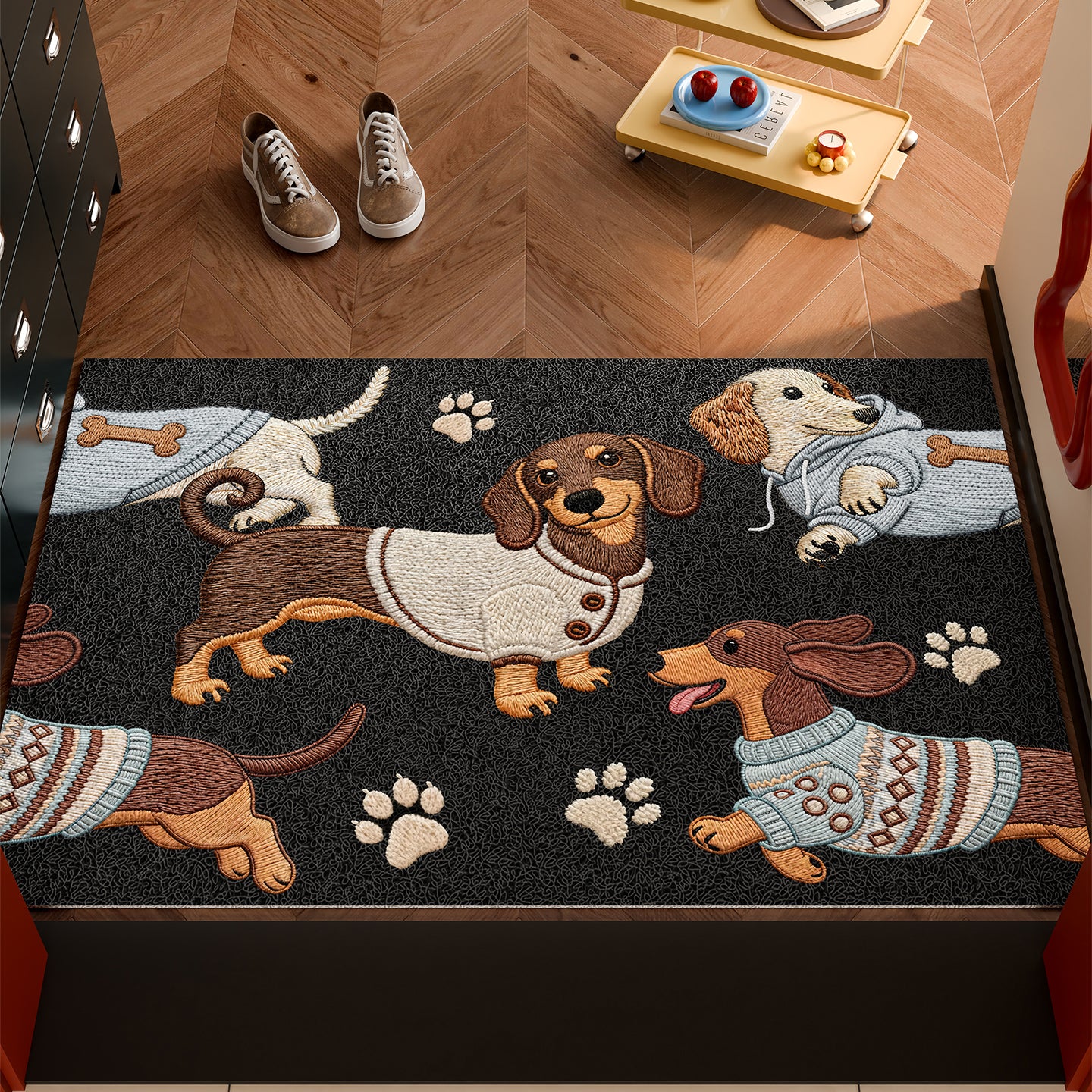 Cute Dog Design PVC Entrance Mat
