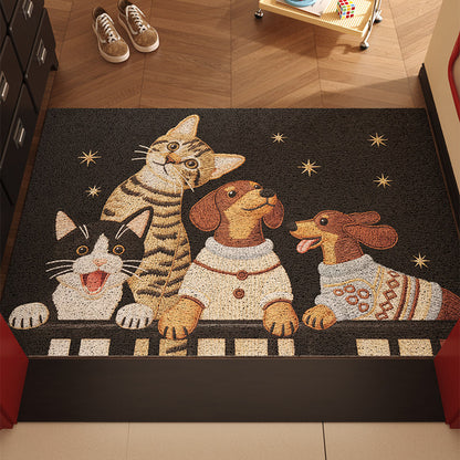 Cute Dog Design PVC Entrance Mat