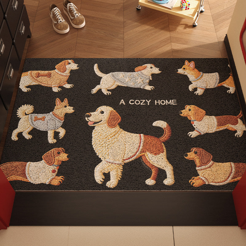Cute Dog Design PVC Entrance Mat