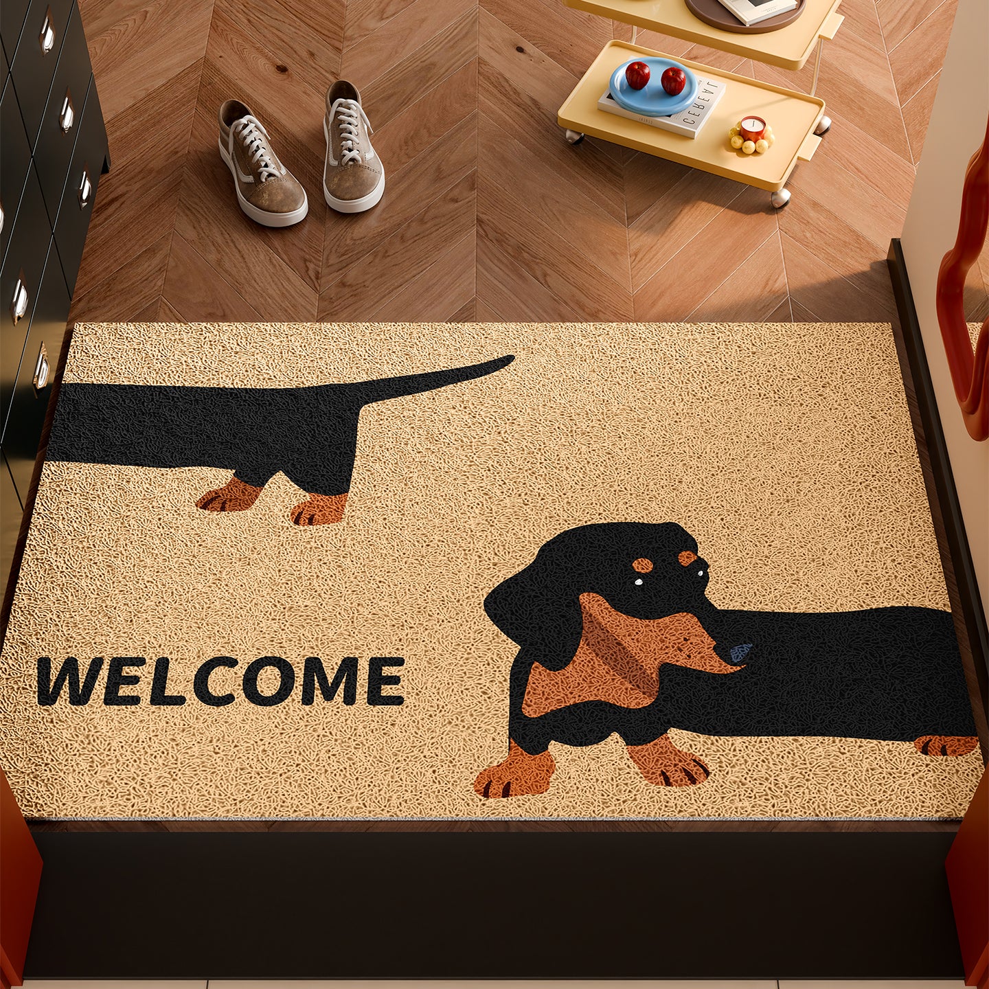 Cute Dog Design PVC Entrance Mat