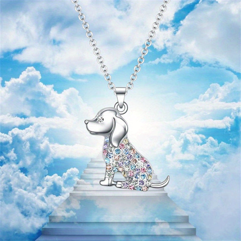 Cute Dog Pendant Alloy Necklace