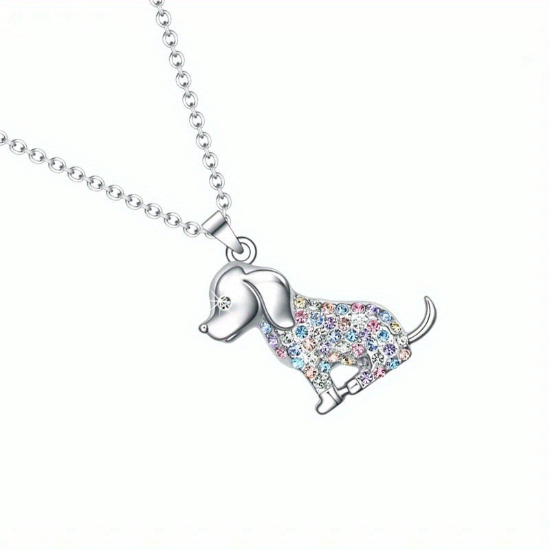 Cute Dog Pendant Alloy Necklace