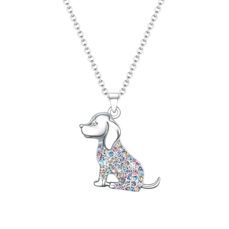 Cute Dog Pendant Alloy Necklace