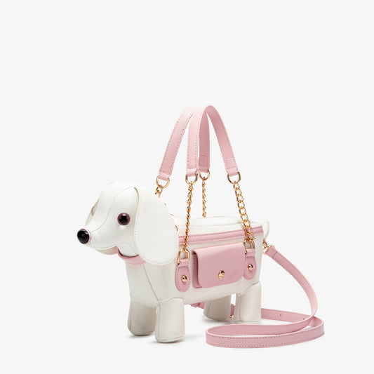 Cute Dog-Shaped Crossbody Bag