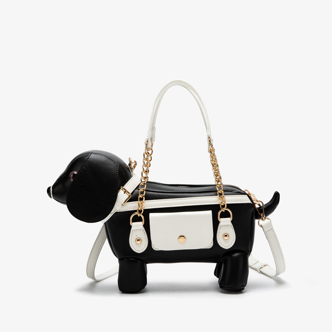 Cute Dog-Shaped Crossbody Bag
