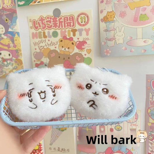 Cute doll schoolbag pendant