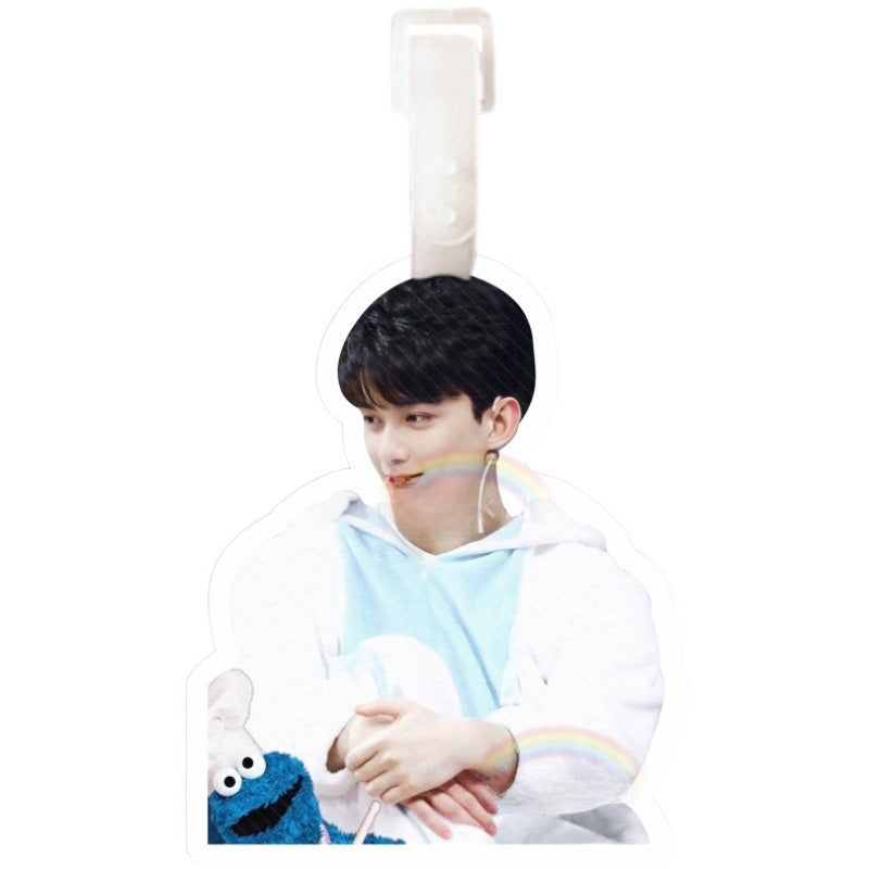 Cute Double-sided Luggage Tag Pendant for Backpacks and Keychains
