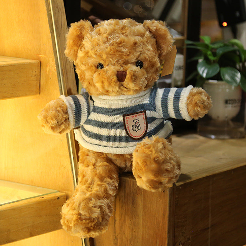 Cute Dressed Plush Teddy Bear Doll, Soft Stuffed Animal Toy for Gift (Multiple Styles & Sizes)