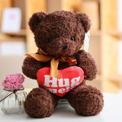Cute Dressed Plush Teddy Bear Doll, Soft Stuffed Animal Toy for Gift (Multiple Styles & Sizes)