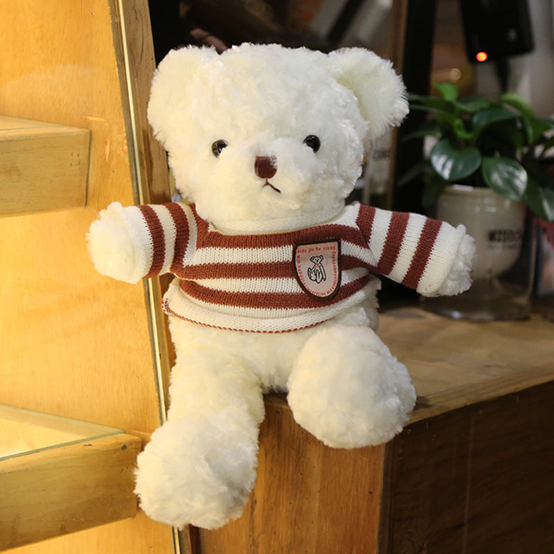 Cute Dressed Plush Teddy Bear Doll, Soft Stuffed Animal Toy for Gift (Multiple Styles & Sizes)