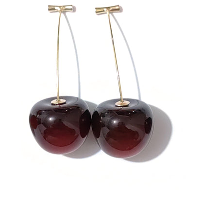 Cute Fruit Cherry Earrings